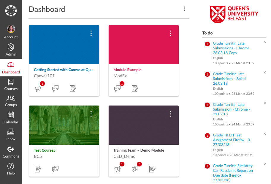 Canvas Dashboard