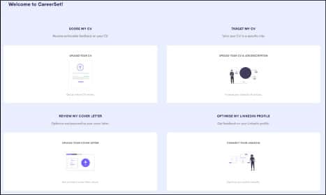 Careerset homepage