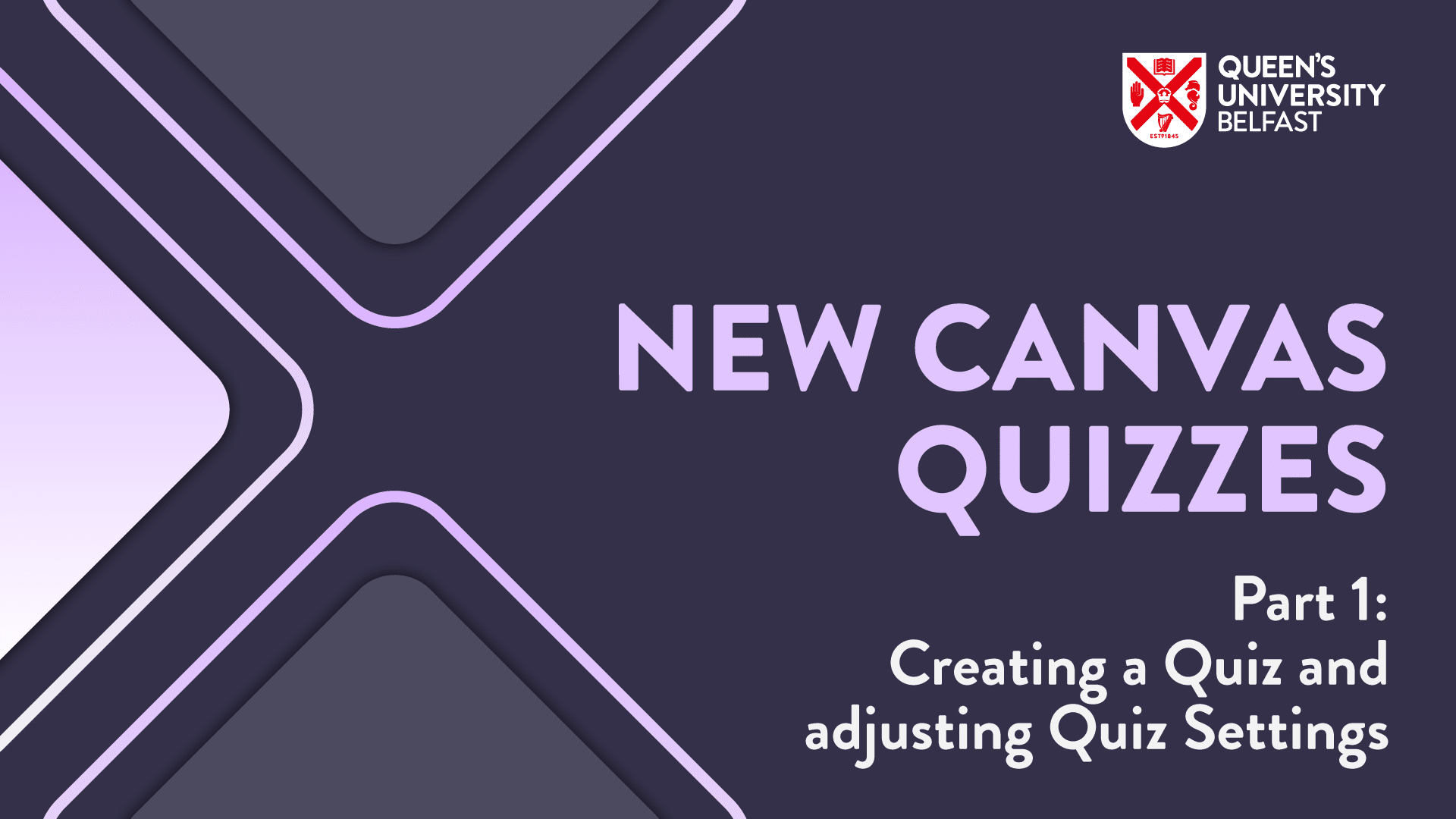 New Canvas Quizzes- Creating a Quiz and adjusting quiz settings