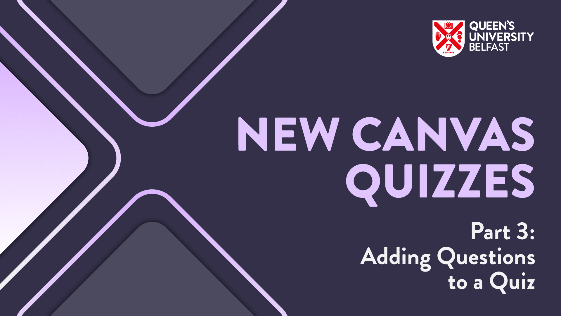Canvas New Quizzes - Adding Questions to your Quiz